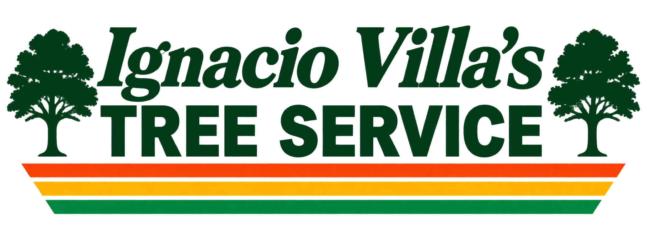 Ignacio Villa's Tree Service logo - tree trimming, removal, and stump grinding in Huntsville, TX